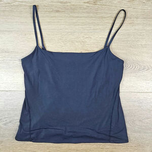 Lululemon Wundermost Ultra Soft Nulu Spaghetti Strap Cami Tank Top Black No Tag